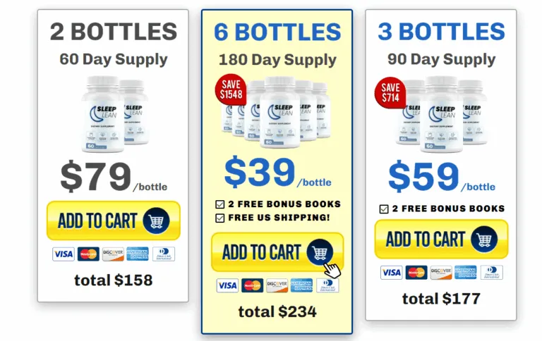 SleepLean special discount packages